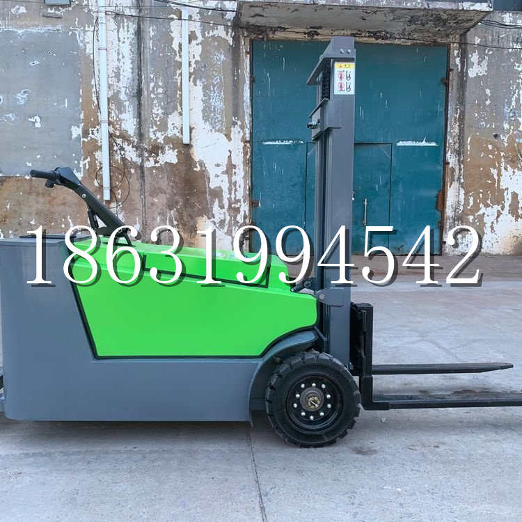 五股区小型电动叉车1吨2吨步行站驾式电瓶堆高充电装卸车液压升降车铲车